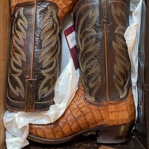 Lucchese alligator cowboy boots